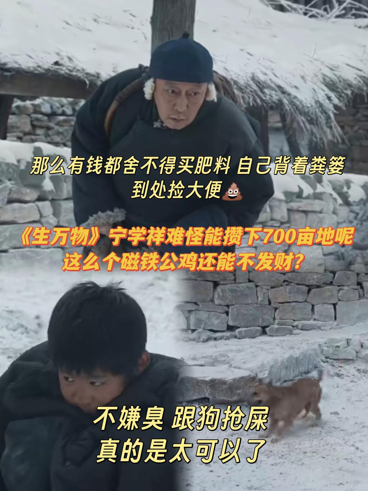 《生万物》宁老爹不愧能有700亩地 看看人家咋当次磁铁公鸡的[泪奔]
宁绣绣的爹