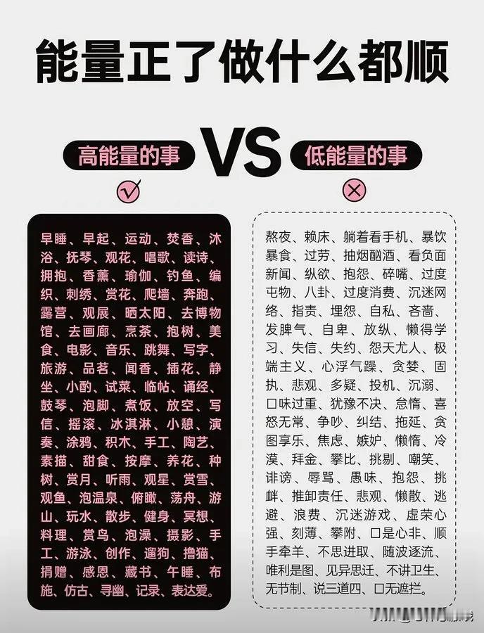 高能量 VS 低能量：生活选择指南💪✨
2025，奔赴新的远征