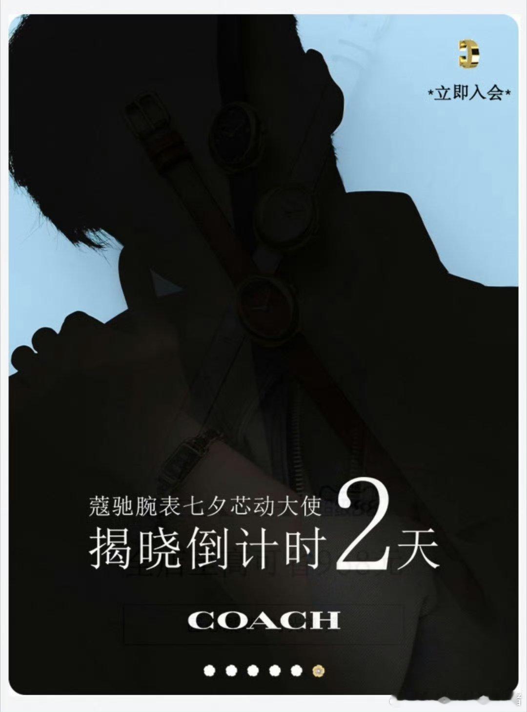 闫桉蔻驰腕表七夕芯动大使剪影预热了 ​​​
