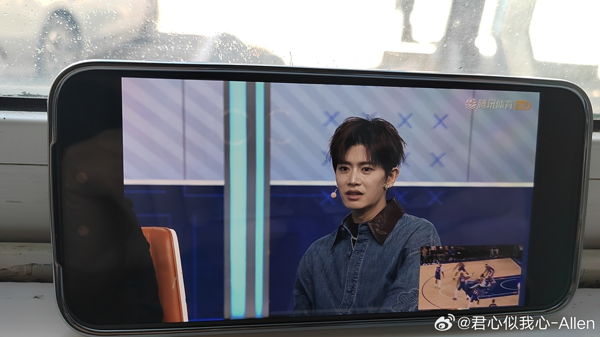 任嘉伦[超话] 早安球场！🏀今早解锁解说席任嘉伦腾讯体育 NBA 代言人上线，