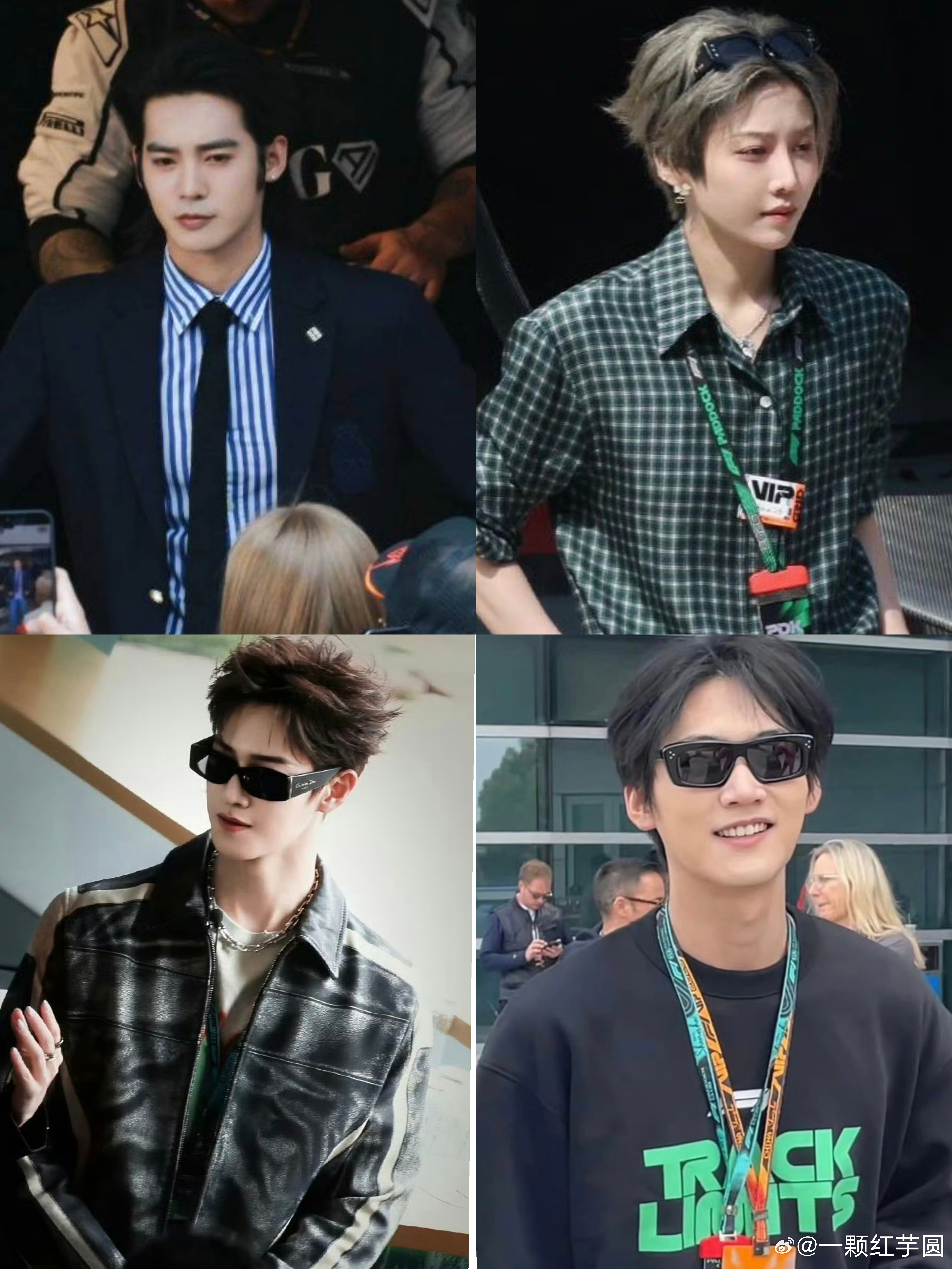 F1上海站明星现场图: 于适 刘雨昕 李昀锐 周柯宇 