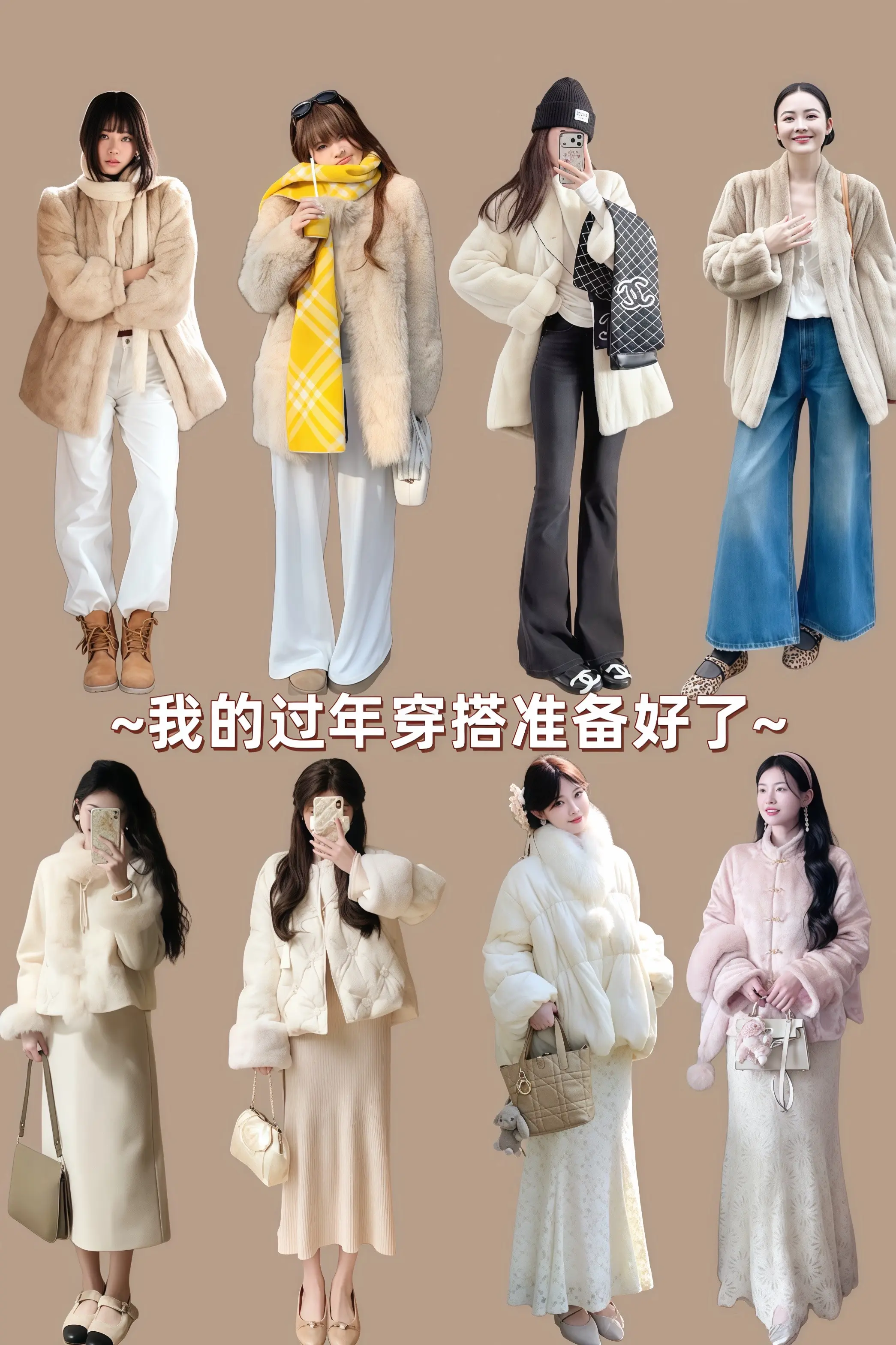 我的过年穿搭准备好了 过年穿什么穿出高级感ootd穿搭fitcheck