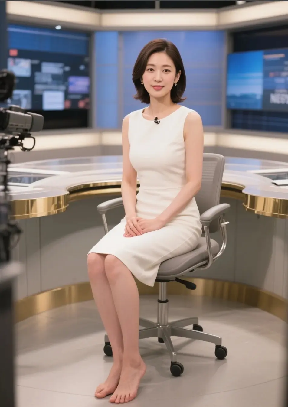 AI摄影：主持人。