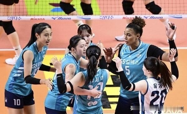 GS加德士 3-0（25-22/25-22/25-23） 正官庄
正官庄在后两局