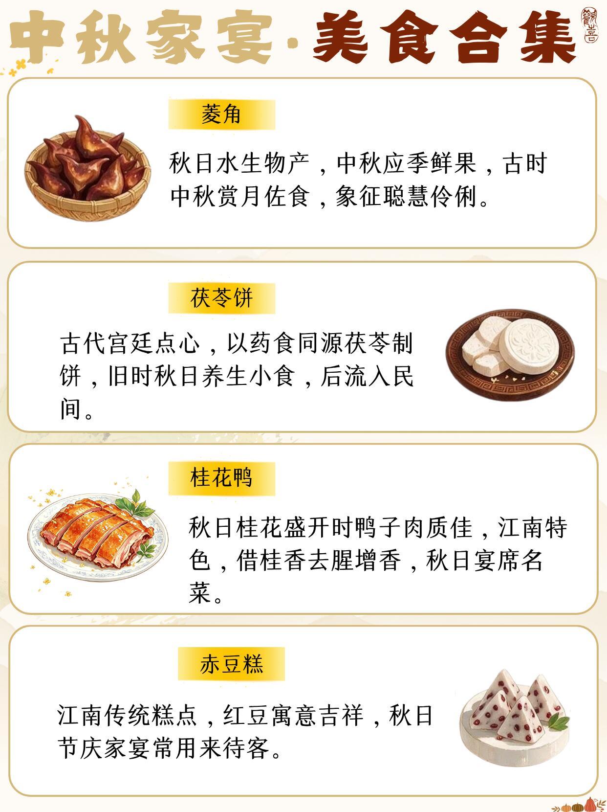 中秋的快乐从吃开始。月饼、瓜果与佳肴齐聚餐桌，一家人围坐共享美味，一口美食，一份