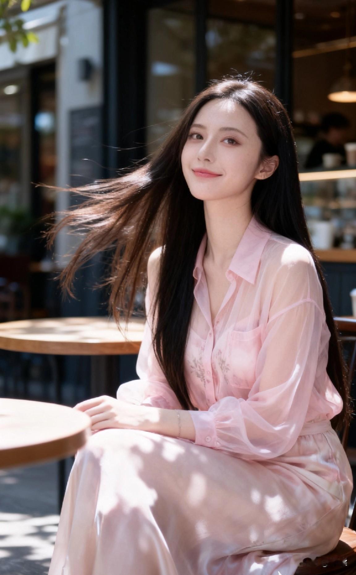 阳光下的温柔时光，粉色的梦粉色的治愈系 温柔气质粉色