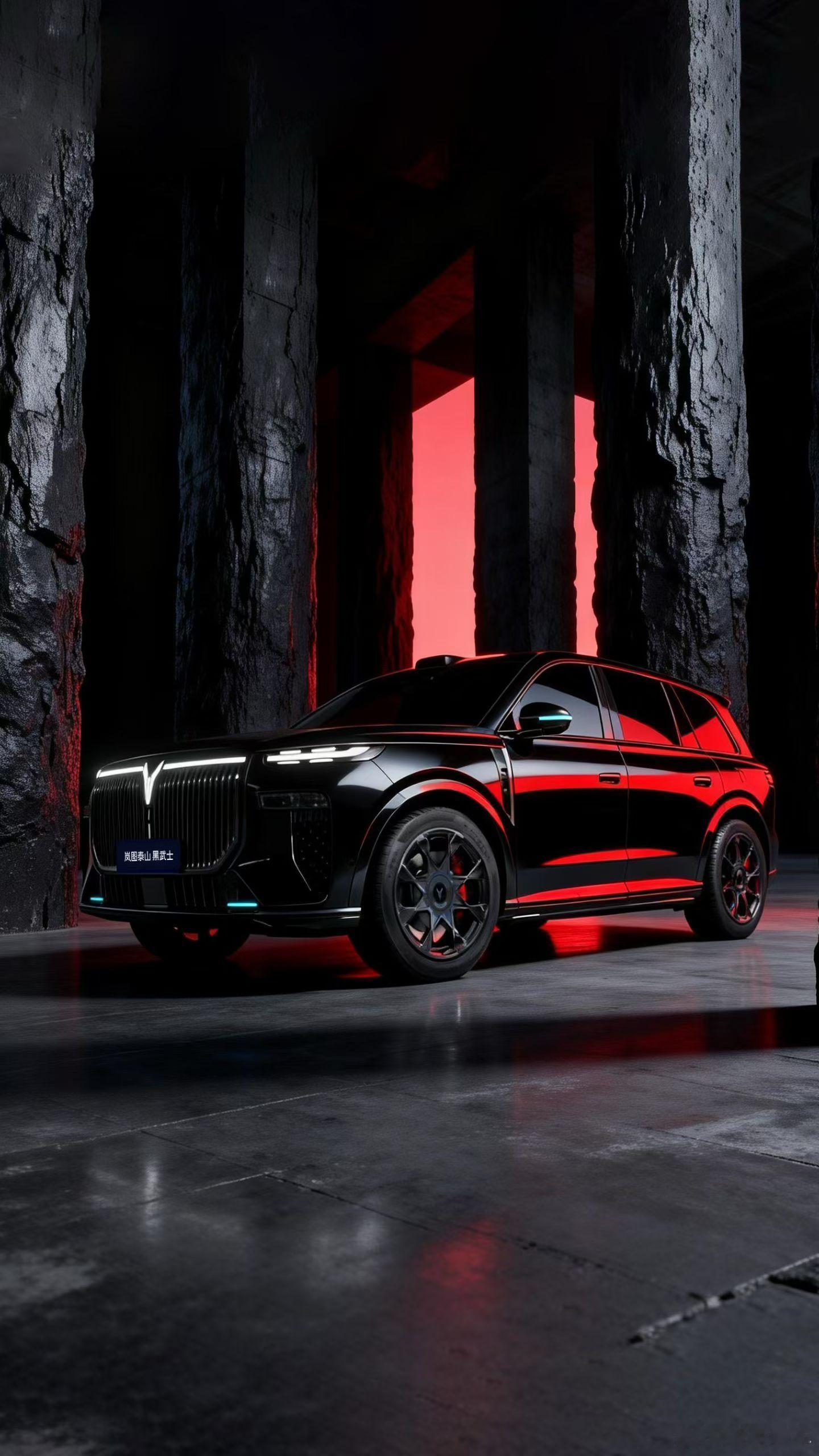 智驾王牌岚图泰山黑武士搭载华为乾崑智驾® ADS 4 四激光方案 硬核智驾，重墨