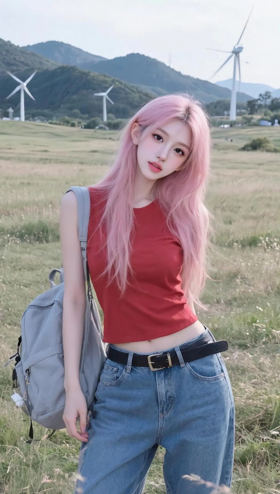 随变ai随便玩 AI粉发户外照 ai创作 玩法合伙人计划 我在拍特效