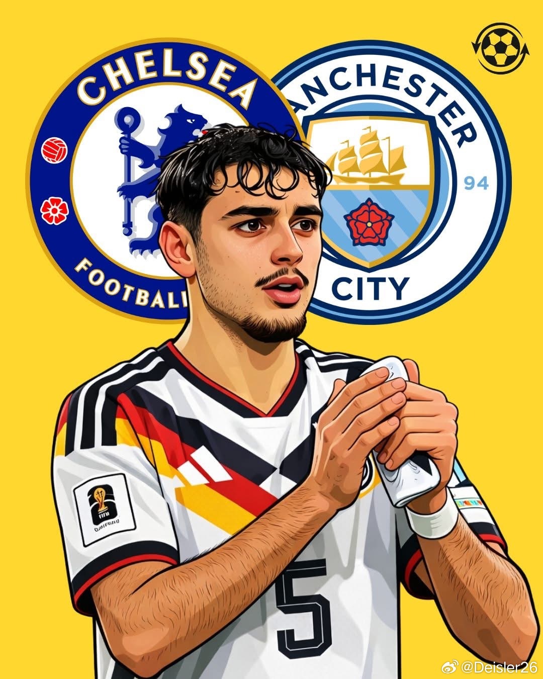 🚨 切爾西已向拜仁慕尼黑中場球員亞歷山大·帕夫洛維奇提出接觸。曼城亦曾進行非正