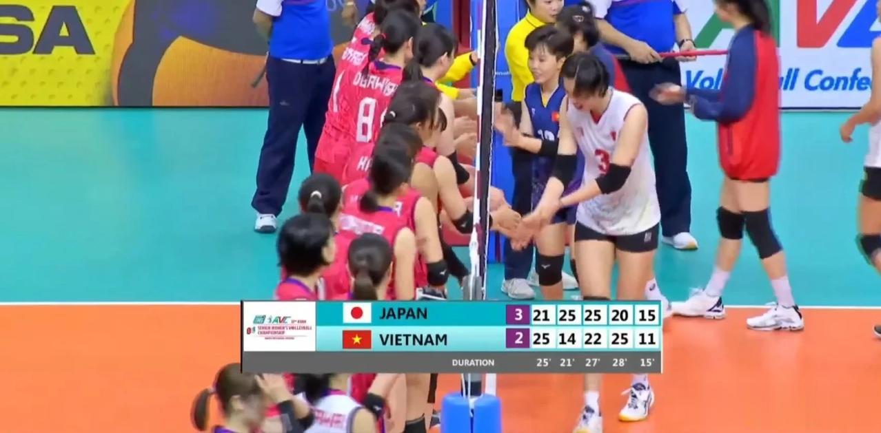 日本女排铜牌，越南女排铁牌！2023女排亚锦赛铜牌争夺战结束了

2023女排亚