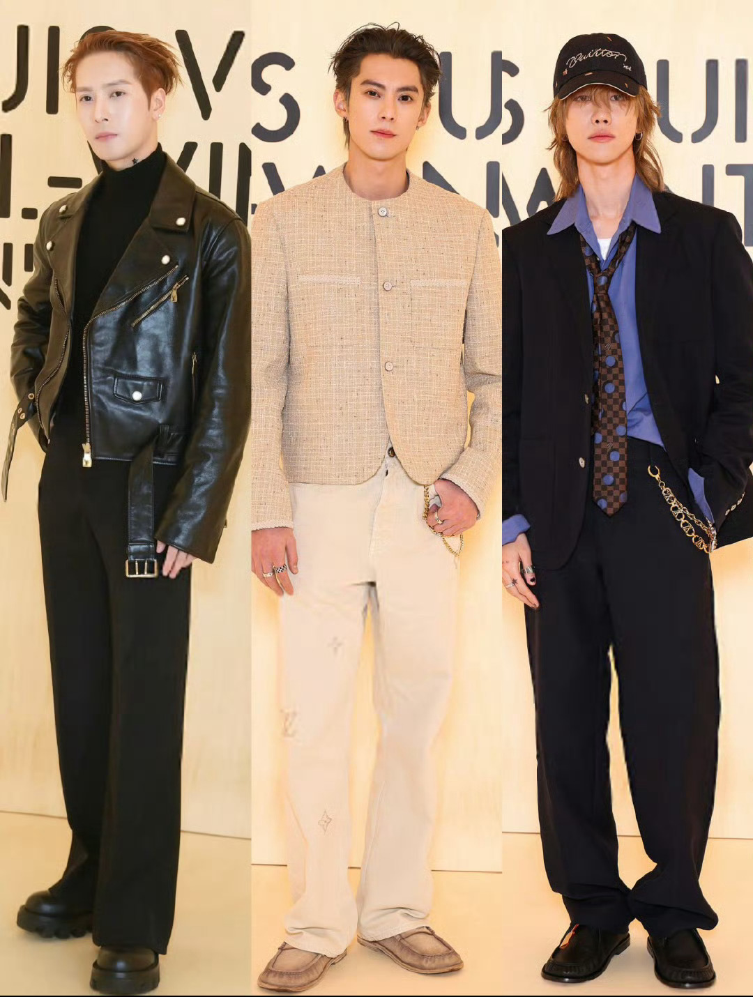 巴黎lv大秀  LV大秀G社怼脸生图已出✨王嘉尔、王鹤棣、徐明浩、孔刘、平野紫耀