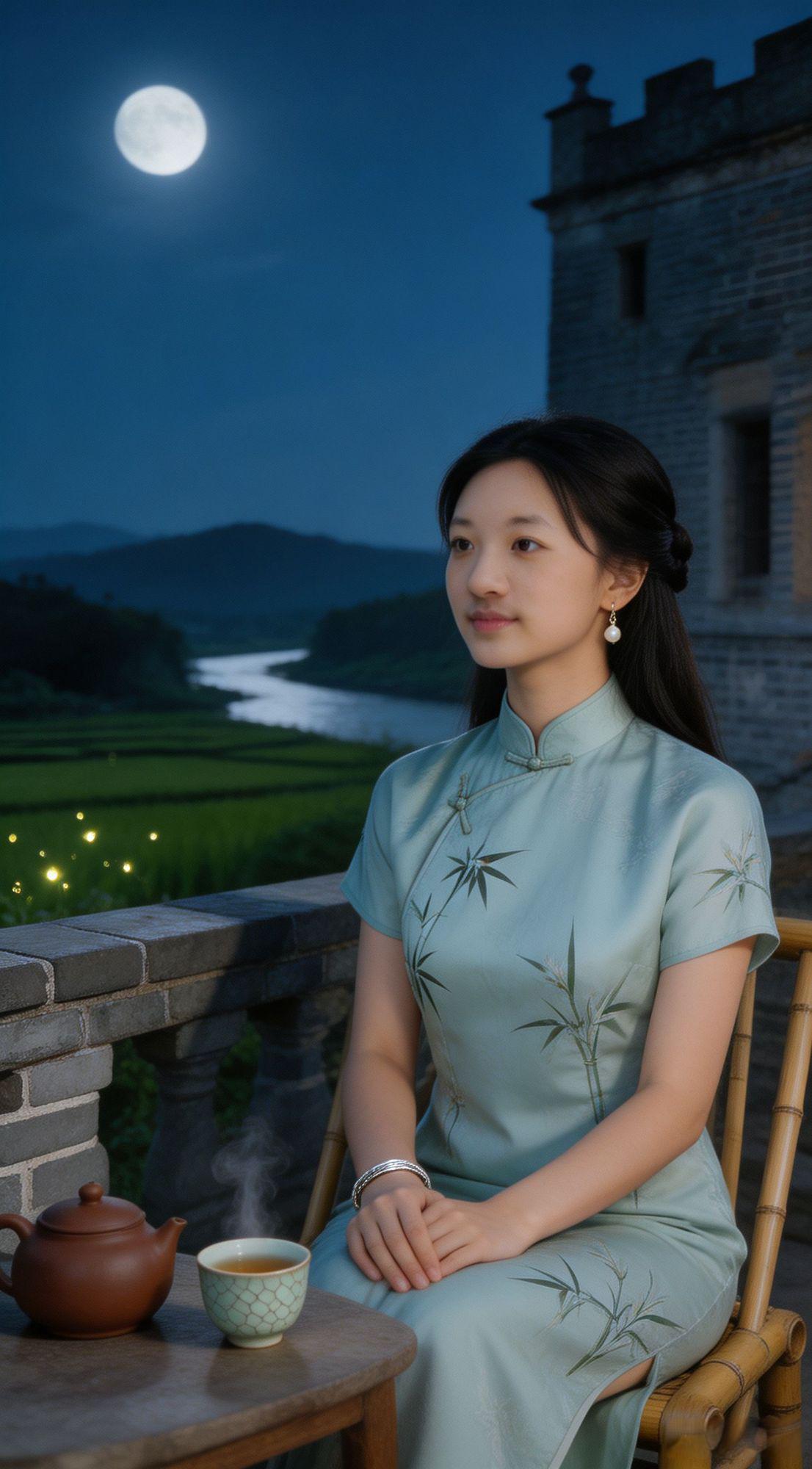 因为房子守一个人，
因为百年的茶香爱上品茶，
如果能提前打开上帝视角，
看到‘儿
