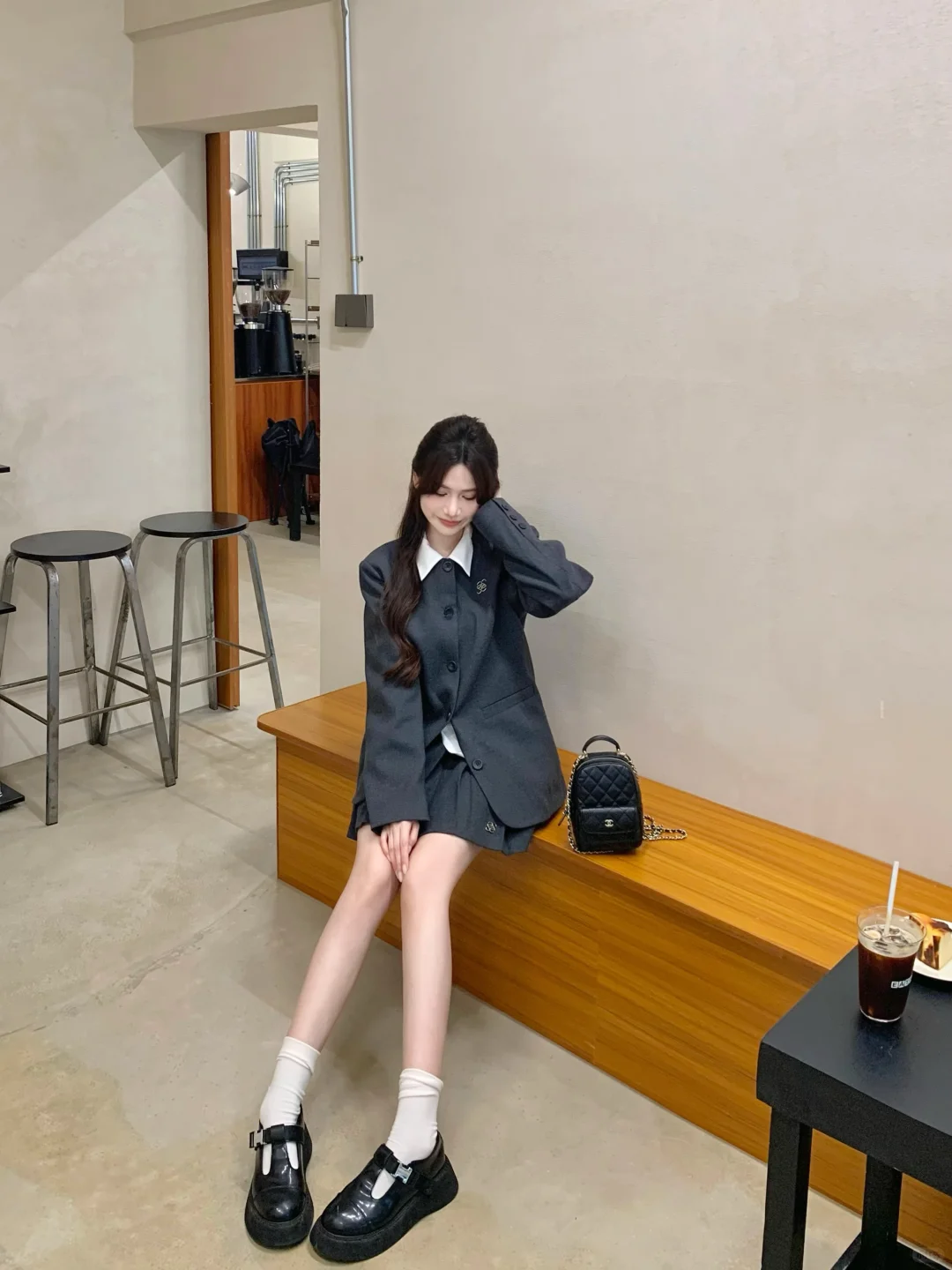 韩系学姐！！乖乖女穿搭日记📖