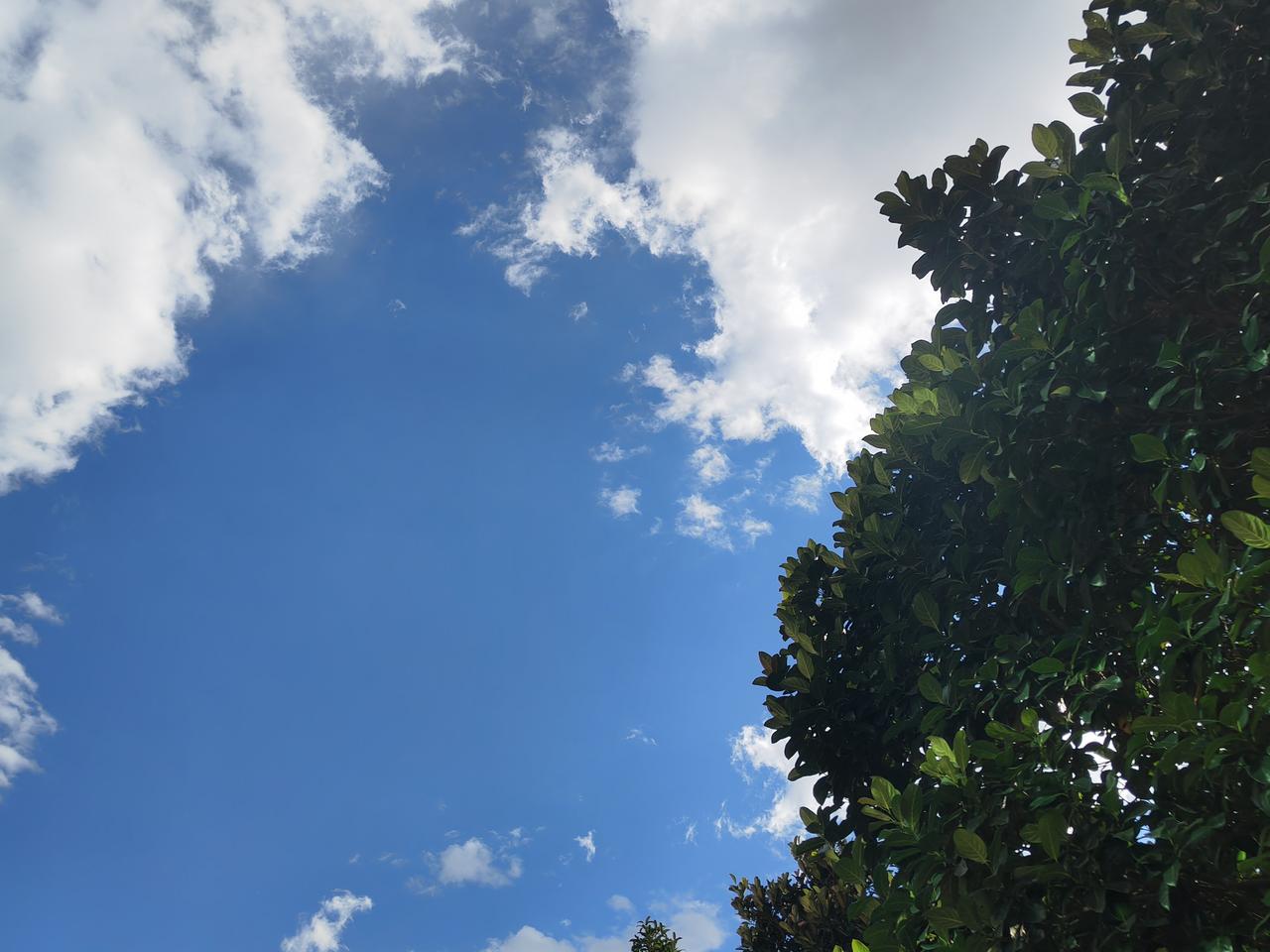 随手拍张天空照