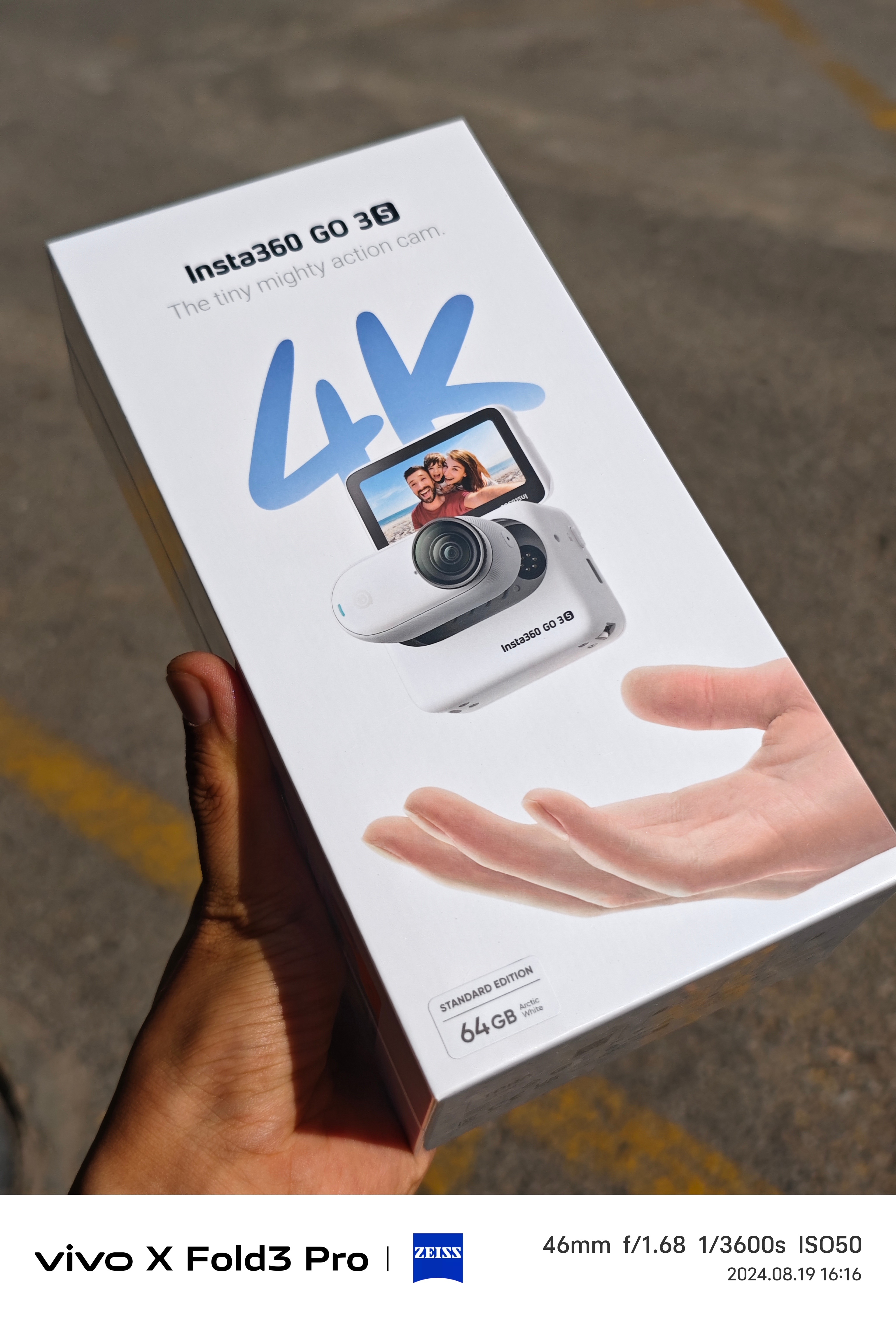 买了个 insta360 GO3S拍沉浸式出差第一视角还是得这玩意，机身够小，不