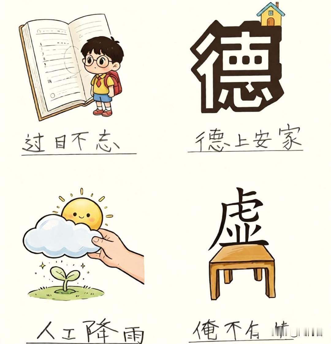 看图写成语，一看都会一做就废！