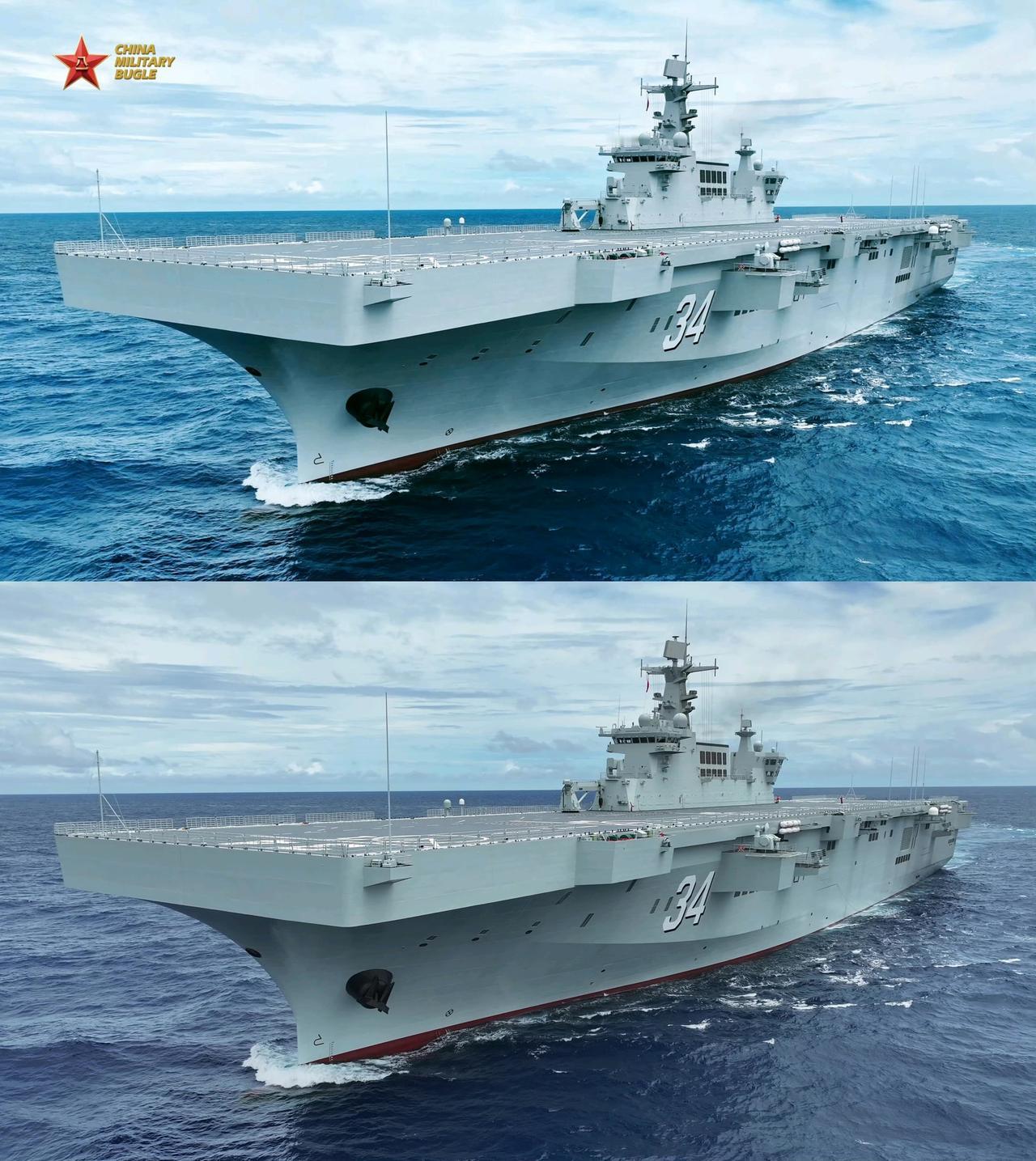 075“两攻”湖北舰佳图欣赏

075登陆舰 湖北舰 海军湖北舰 
军网英文