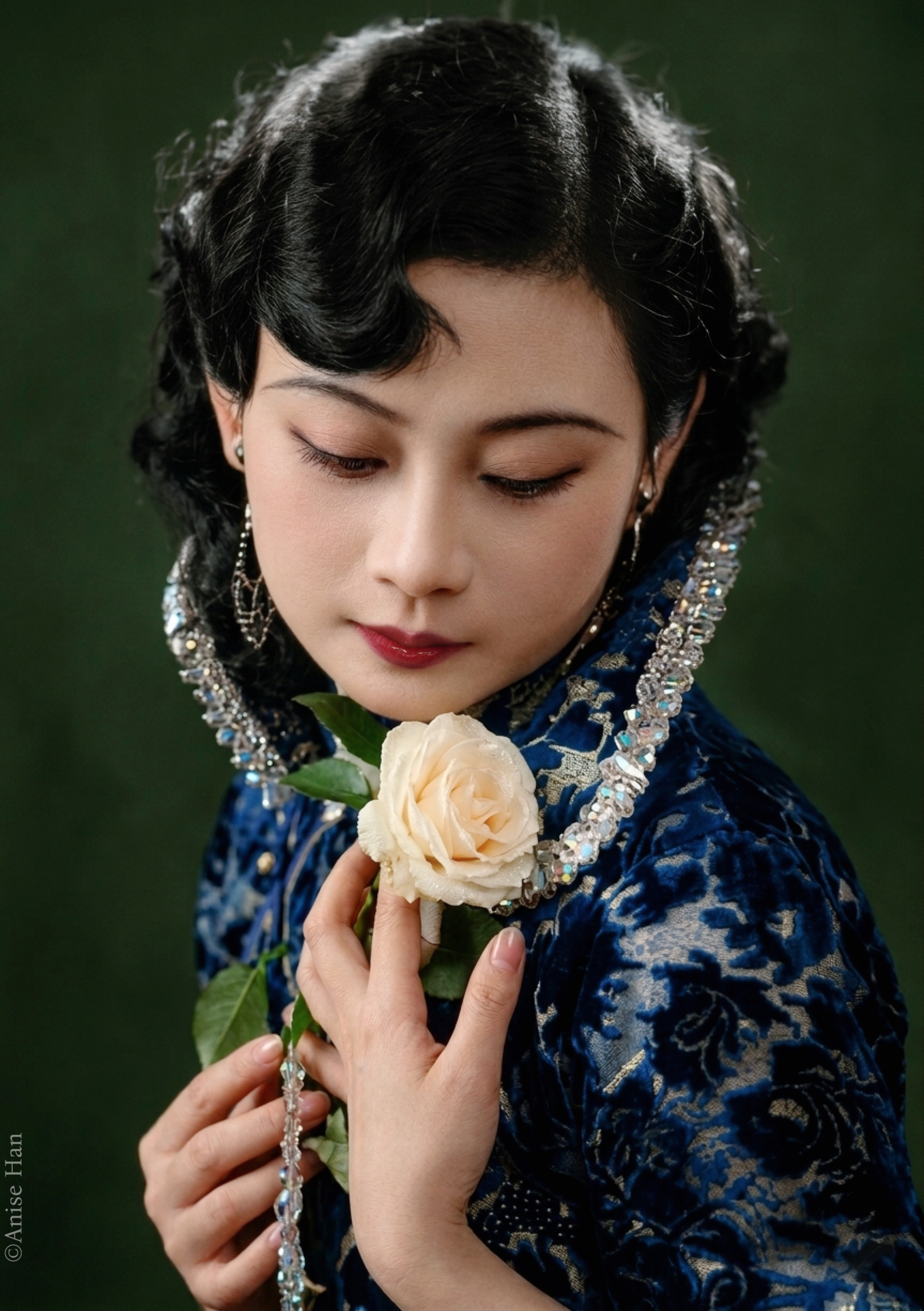时尚拾趣胡蝶 重制增清修复并上色 影后 胡蝶著名照片 美丽如昨胡蝶（1908年3
