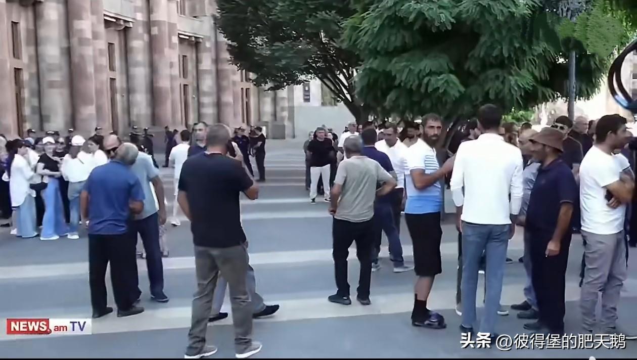 ❗️亚美尼亚养鱼户上街抗议——俄国市场大门关闭，政府承诺的其它出路不见成效。
