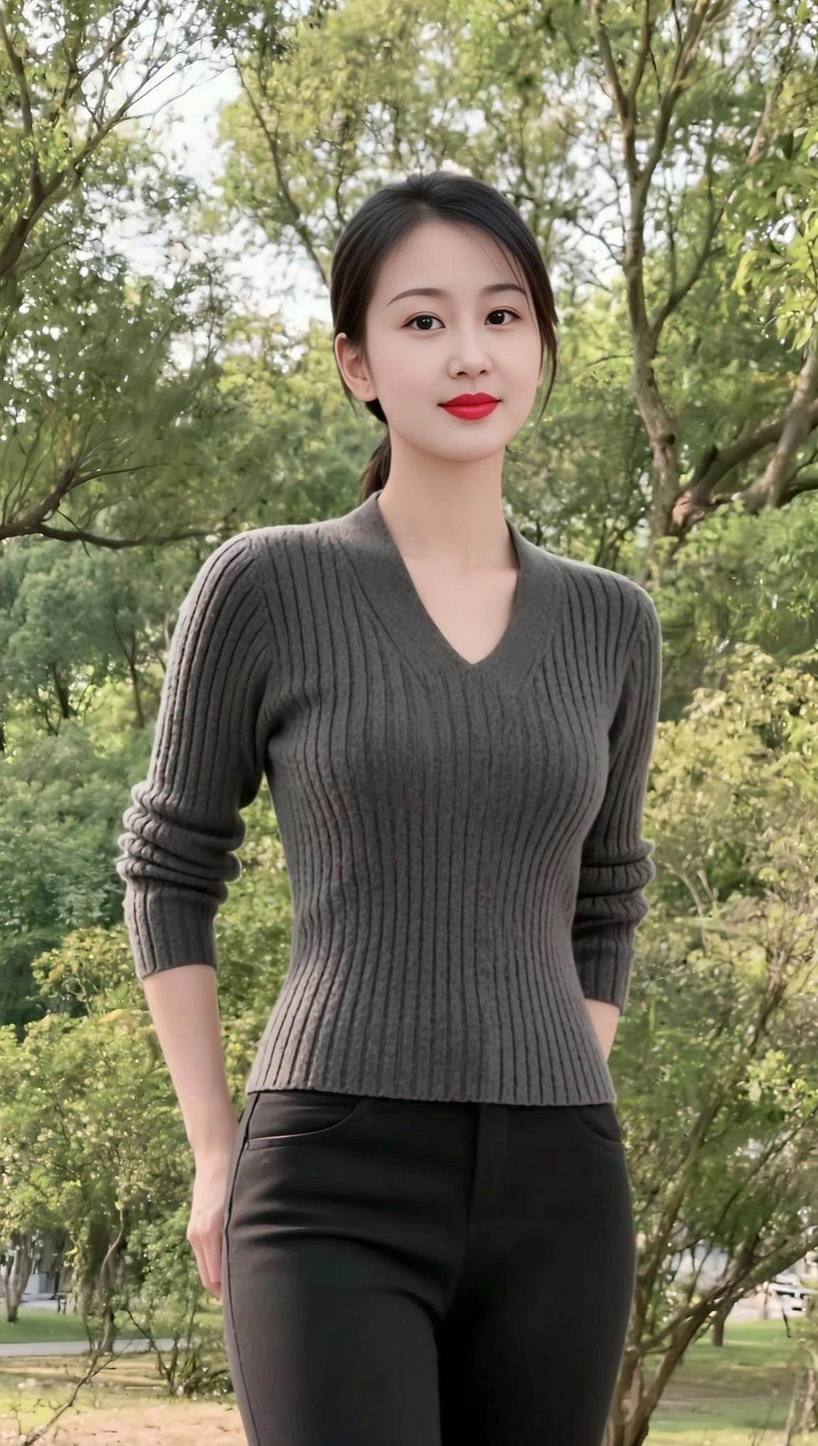 都市丽人照 少女写真 甜系女孩  清纯甜美 休闲减龄穿搭