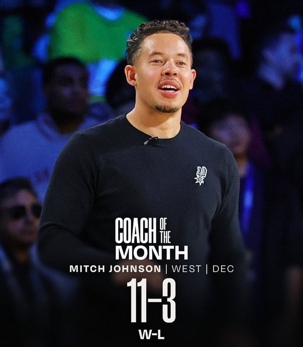 NBA月最佳 月最佳来了，教练米奇和马祖拉；新秀弗拉格+克努佩尔；最佳防守球员切