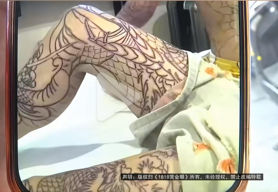 杭州，14岁男孩两条腿被纹满纹身，家长发现后崩溃：纹身店在孩子没大人陪同、没核实