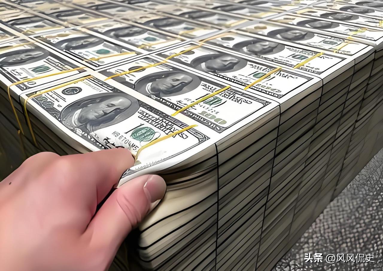 美国欠中国钱，给中国打了欠条，现在中国让美国还钱，美国还不起，中国把这个欠条卖给