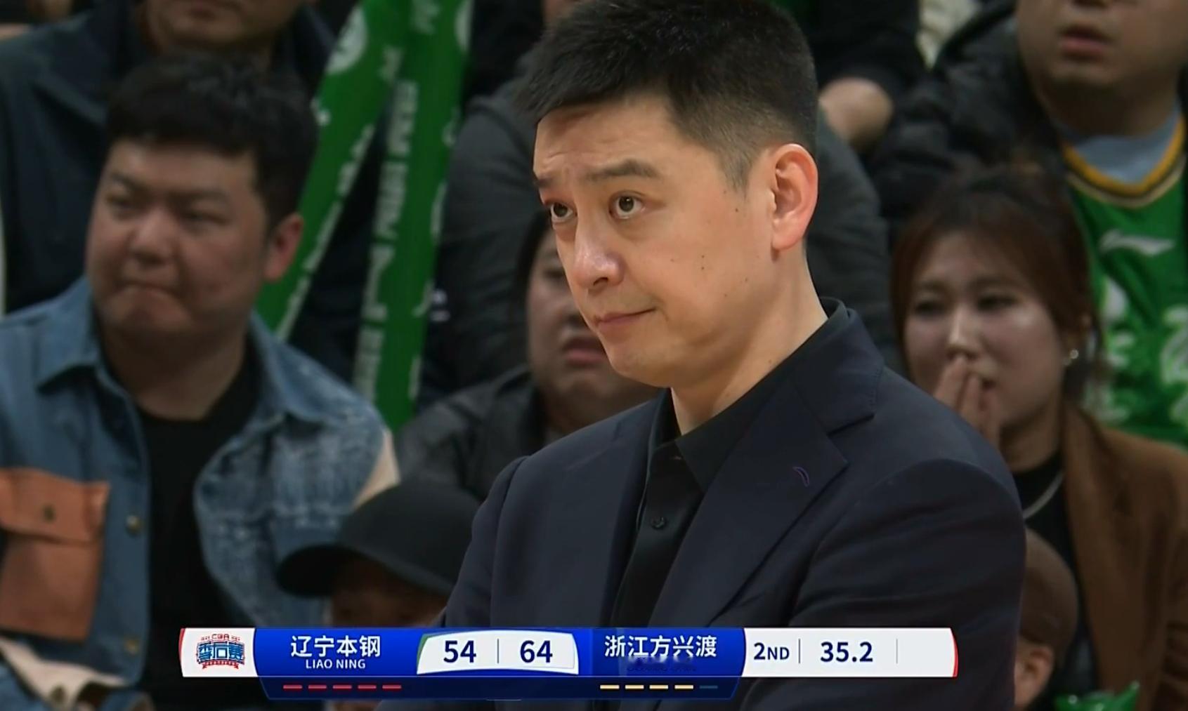 辽宁男篮vs广厦男篮 辽宁男篮半场落后13分 广厦单节赢辽宁20分 辽宁第二节输