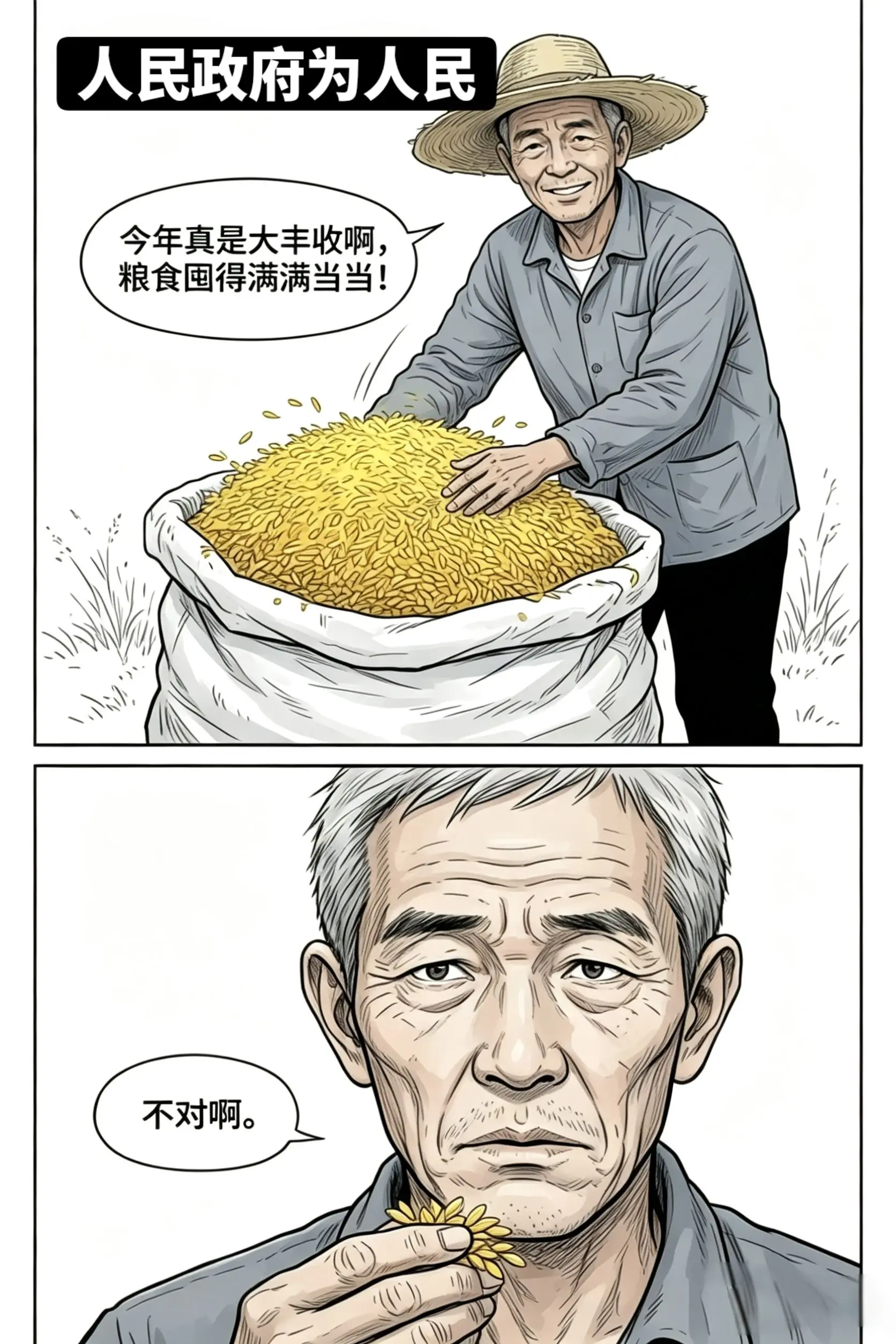 那天，我们都去晒粮食……