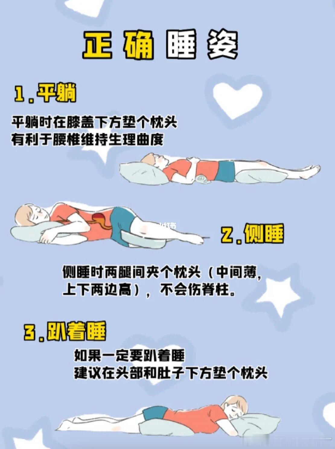一个人睡觉需要两个枕头 睡觉 睡姿正确了，腰就好一半‼️今天你睡对了吗1️⃣平