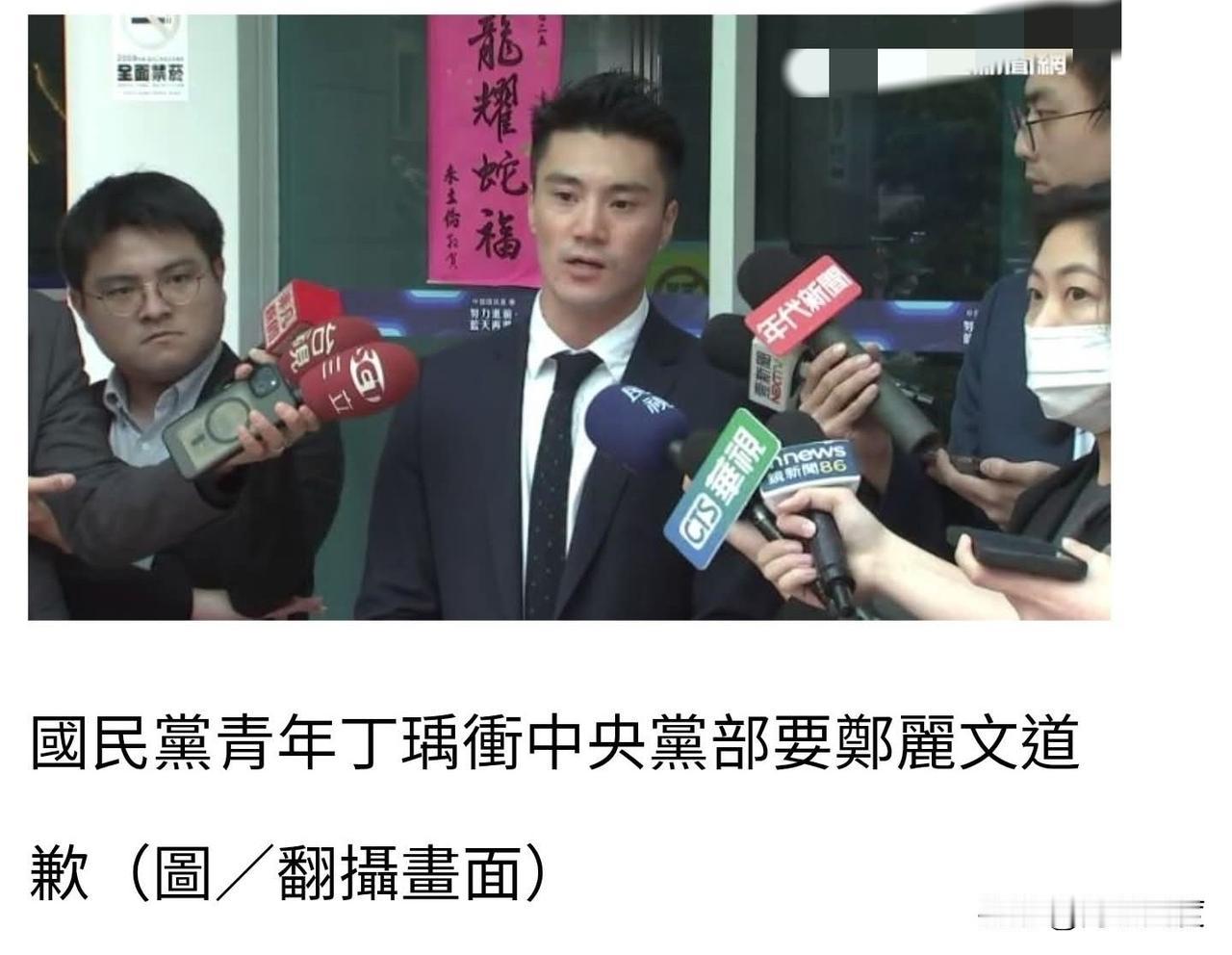 国民党青年军入党不到一年即被拉入不分区提名，今狂妄冲党部让郑丽文道歉，被詹江村连