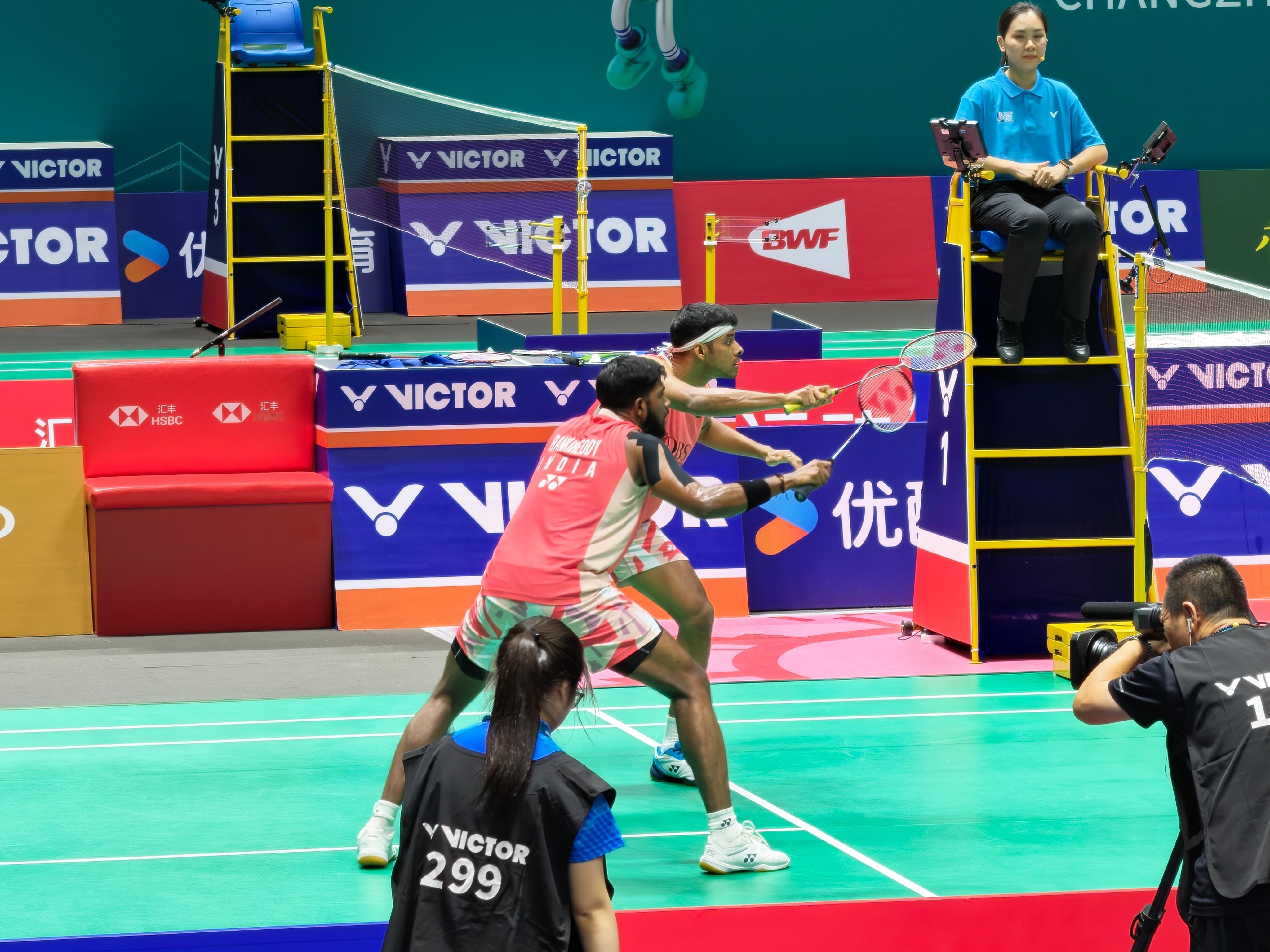 兰基雷迪/谢提🇮🇳 21-18、21-14 🇲🇾王耀新/张御宇半决赛：谢