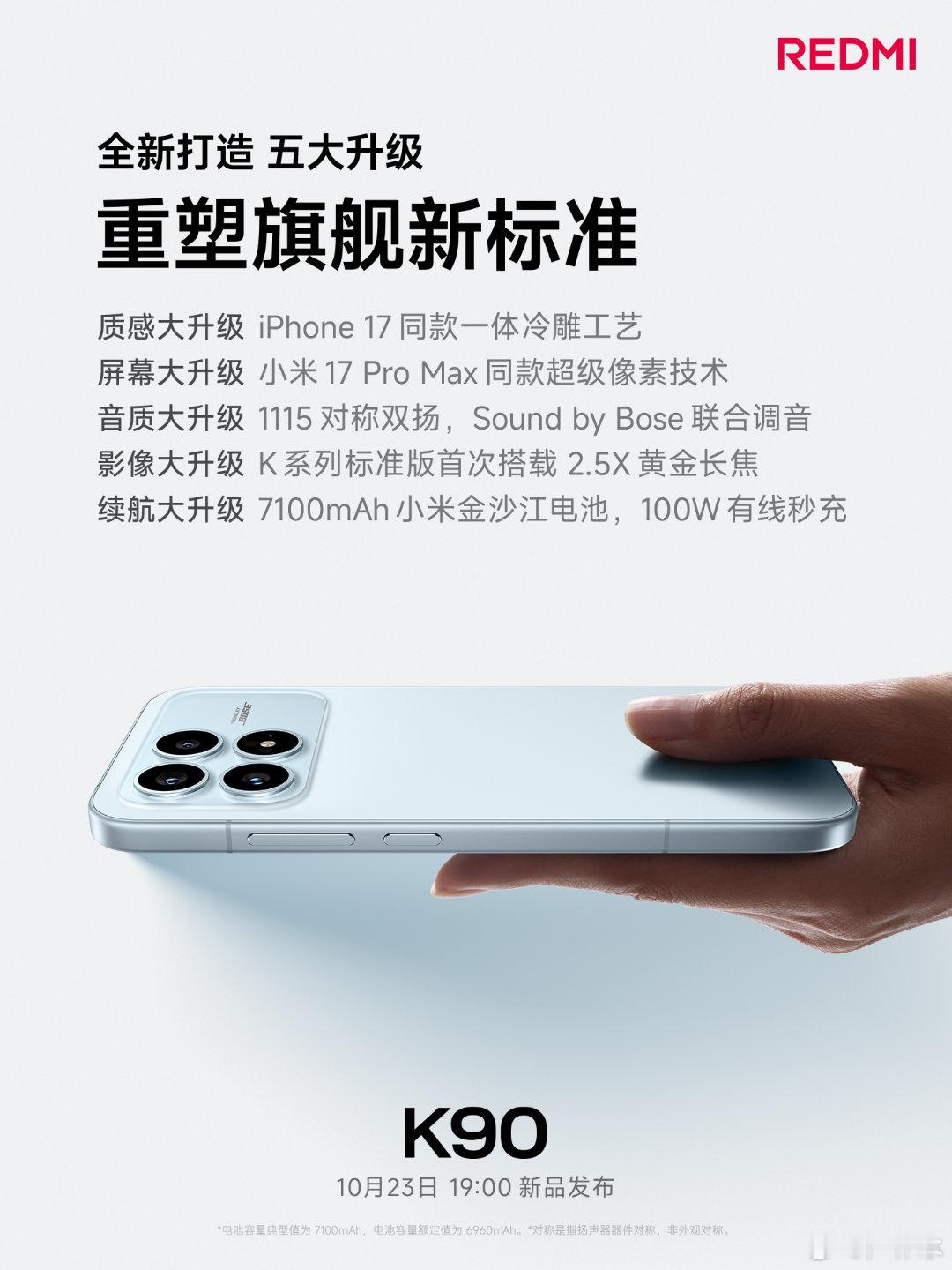 Redmi K90标准版核心卖点公开了，感觉就差个价格了，大家说会卖多钱？我记得