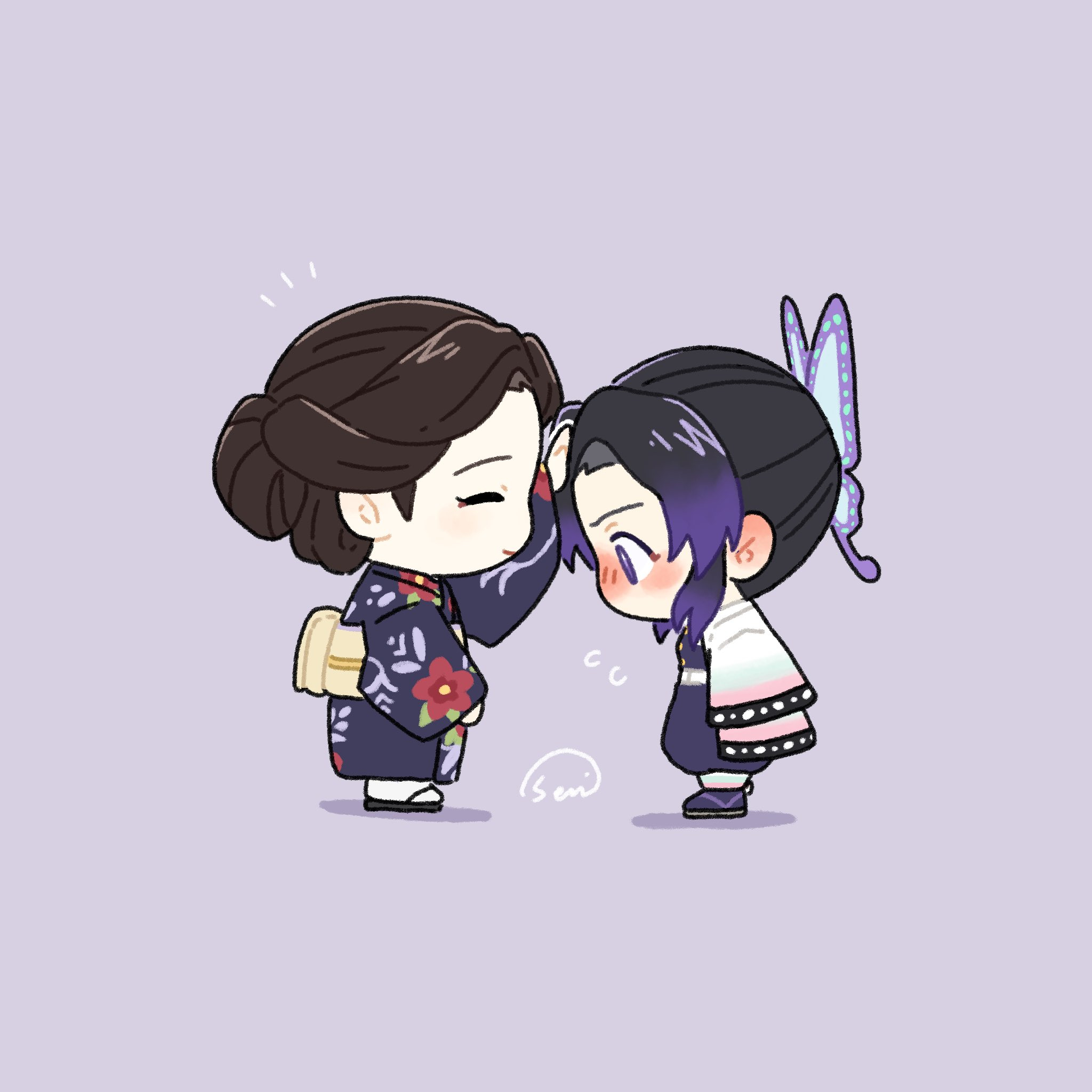 鬼灭之刃 摸摸头 