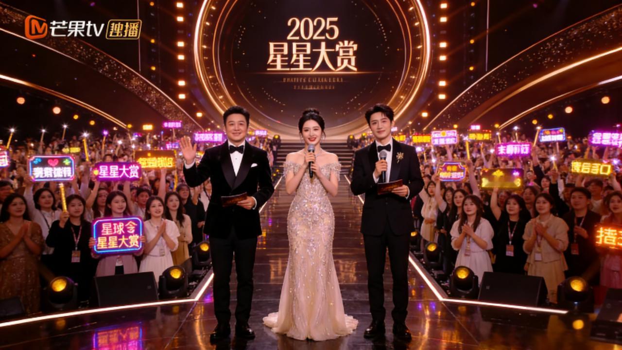 核心是粉丝“爱之深责之切”的玩梗式维权！2025星光大赏上，旗下艺人三次致谢时，