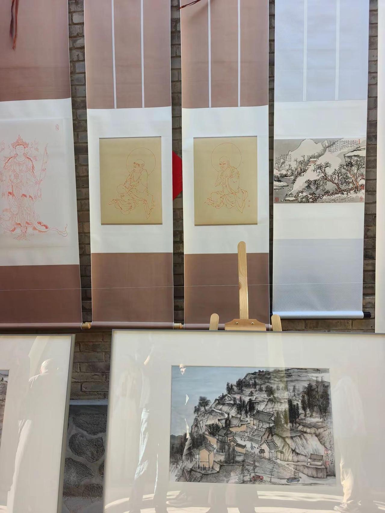 他日若遂凌云志，敢笑黄巢不丈夫。书画展品 传统书画美学