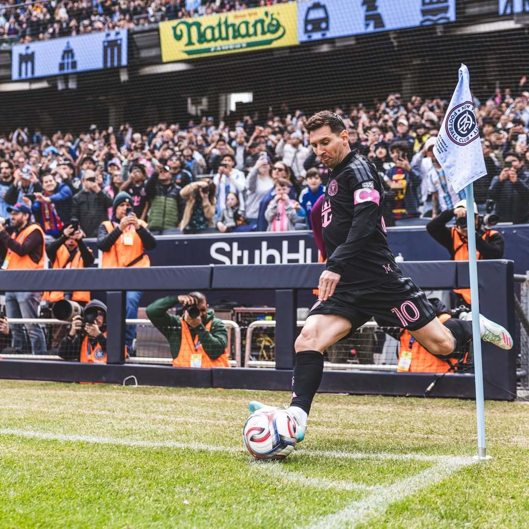 梅西更新ins安妞点赞❤️梅西纽约城vs迈阿密国际 梅西任意球破门 纽约城2比3