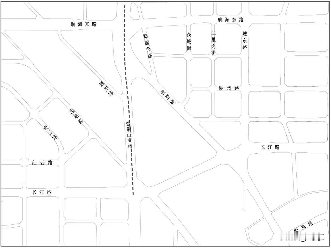 郑州紫荆山南路下穿方案！
从新公示的街坊控规来看，紫荆山南路下穿航海路规划机动车