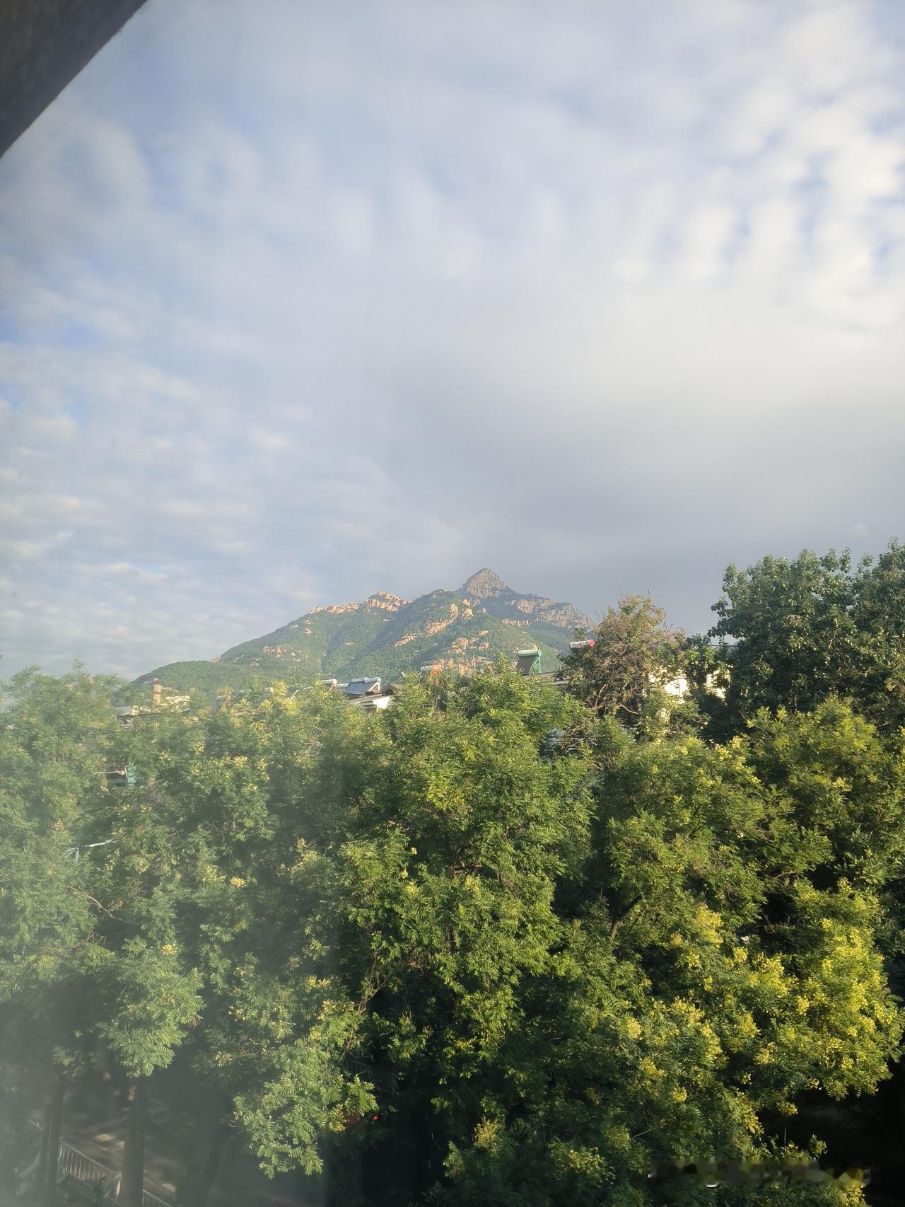 8月2日早上，准备退房后就去登泰山，然而，却发现衣服没有干。
本来是想问服务员，