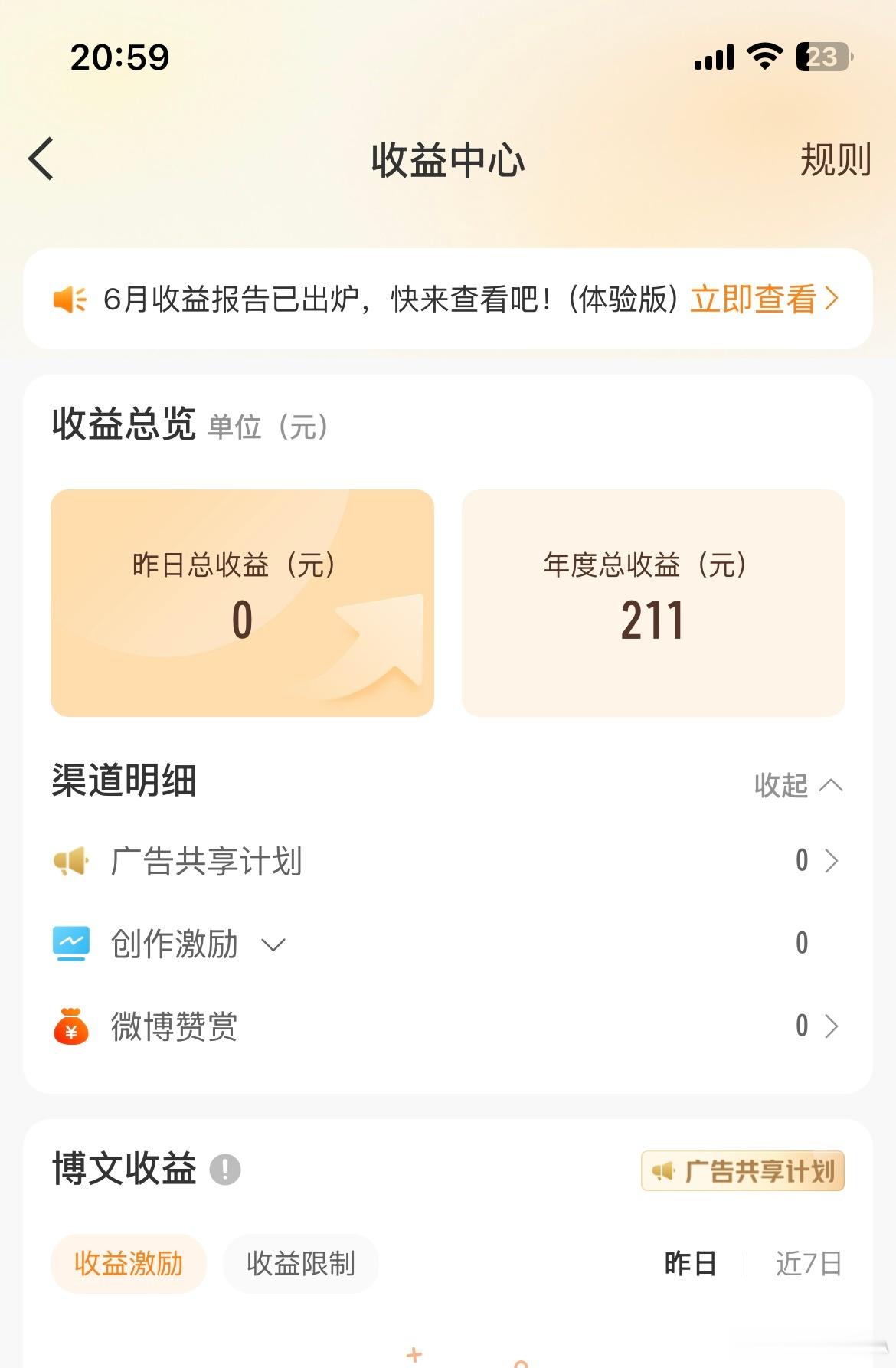有流量，但是没收益。 