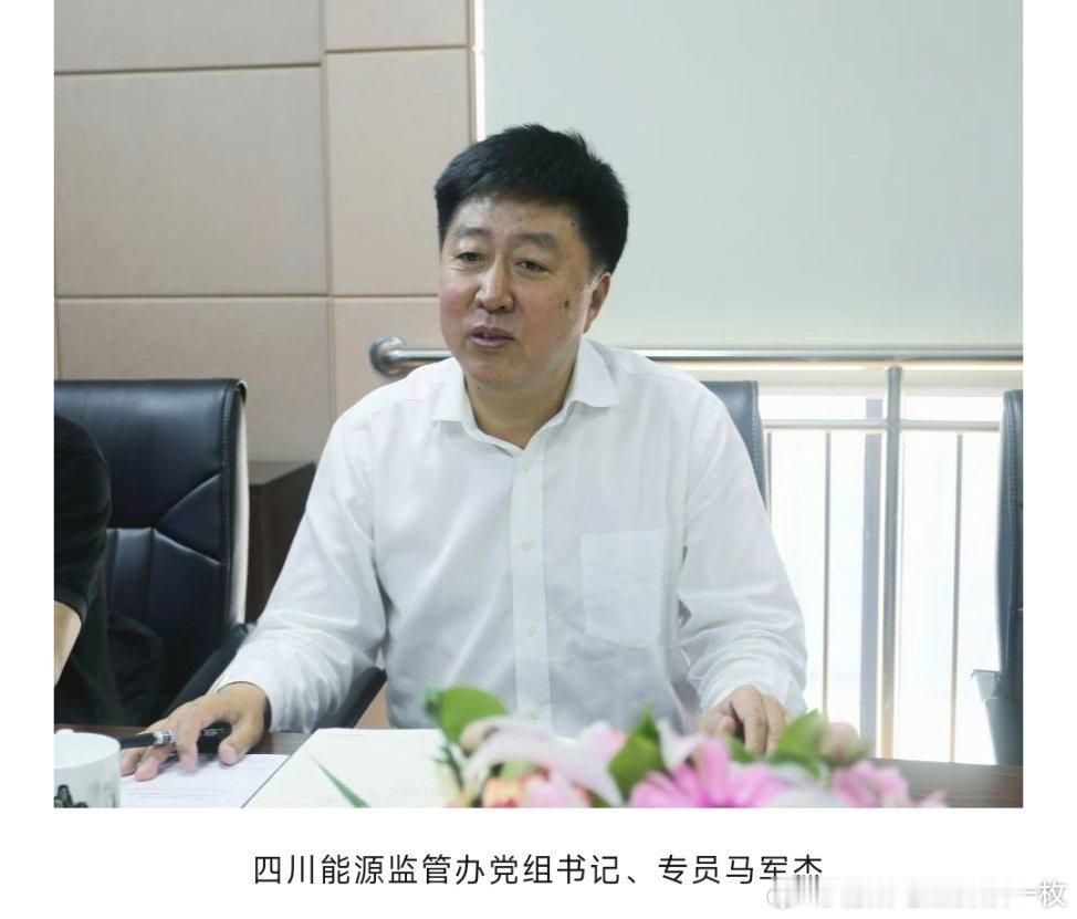 国家能源局四川监管办公室原党组书记马军杰接受审查调查。 ​​​