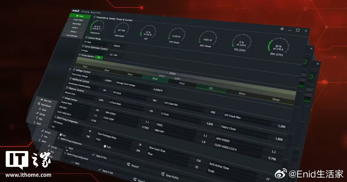 别盲目开：AMD Ryzen Master 游戏模式部分情况下会拖后腿AMD 锐