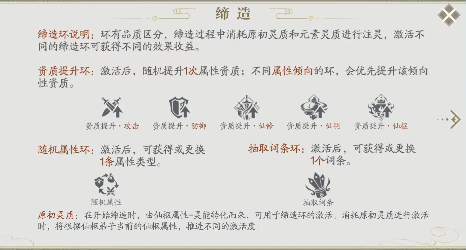 诛仙2手游。法宝缔造玩法，游戏中，官方给到的攻略，有人多新手宝宝们没有...