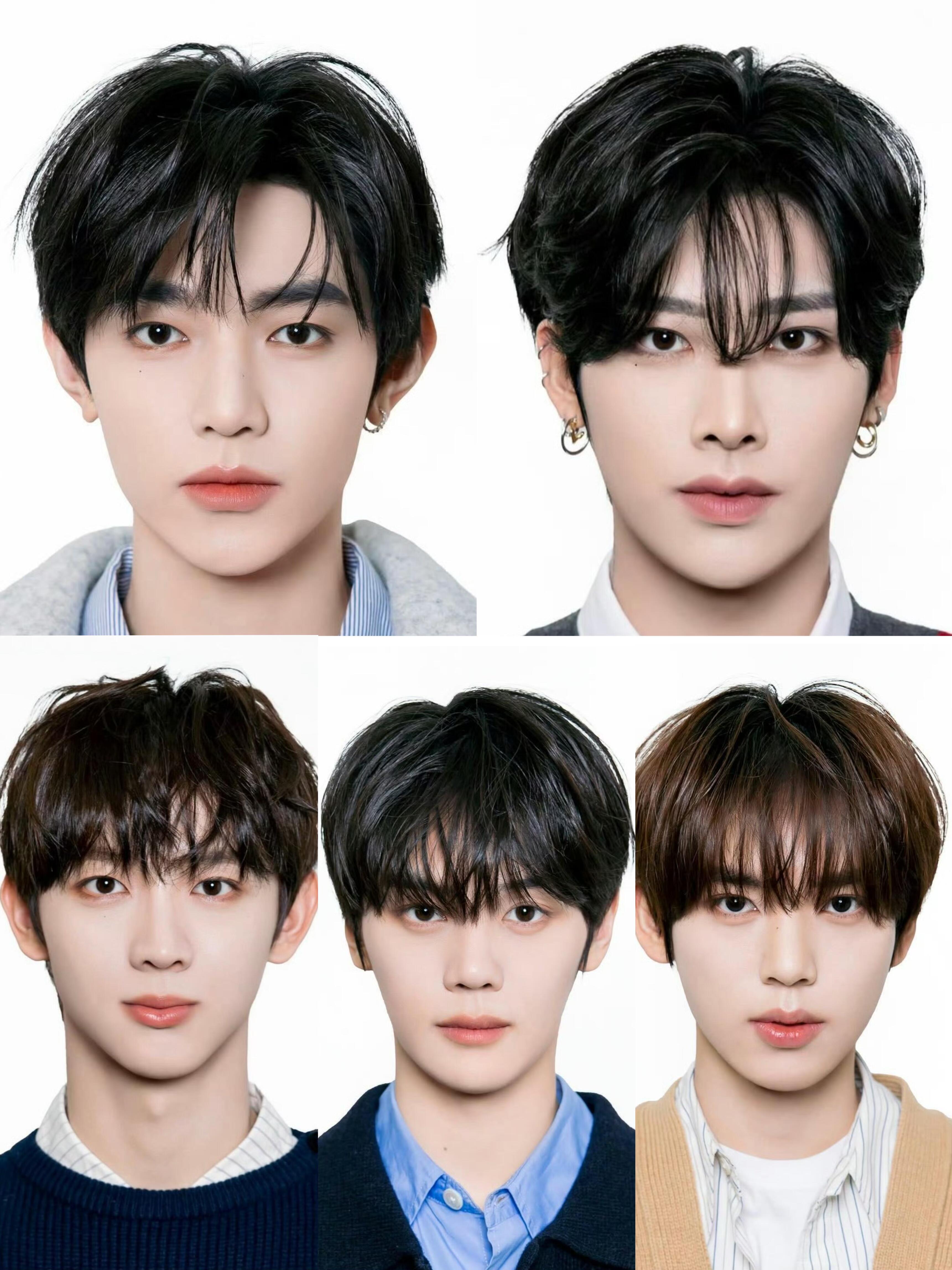 AND2BLE全员怼脸证件照章昊、沈泉锐Ricky、金奎彬、韩维辰、刘昇彦 