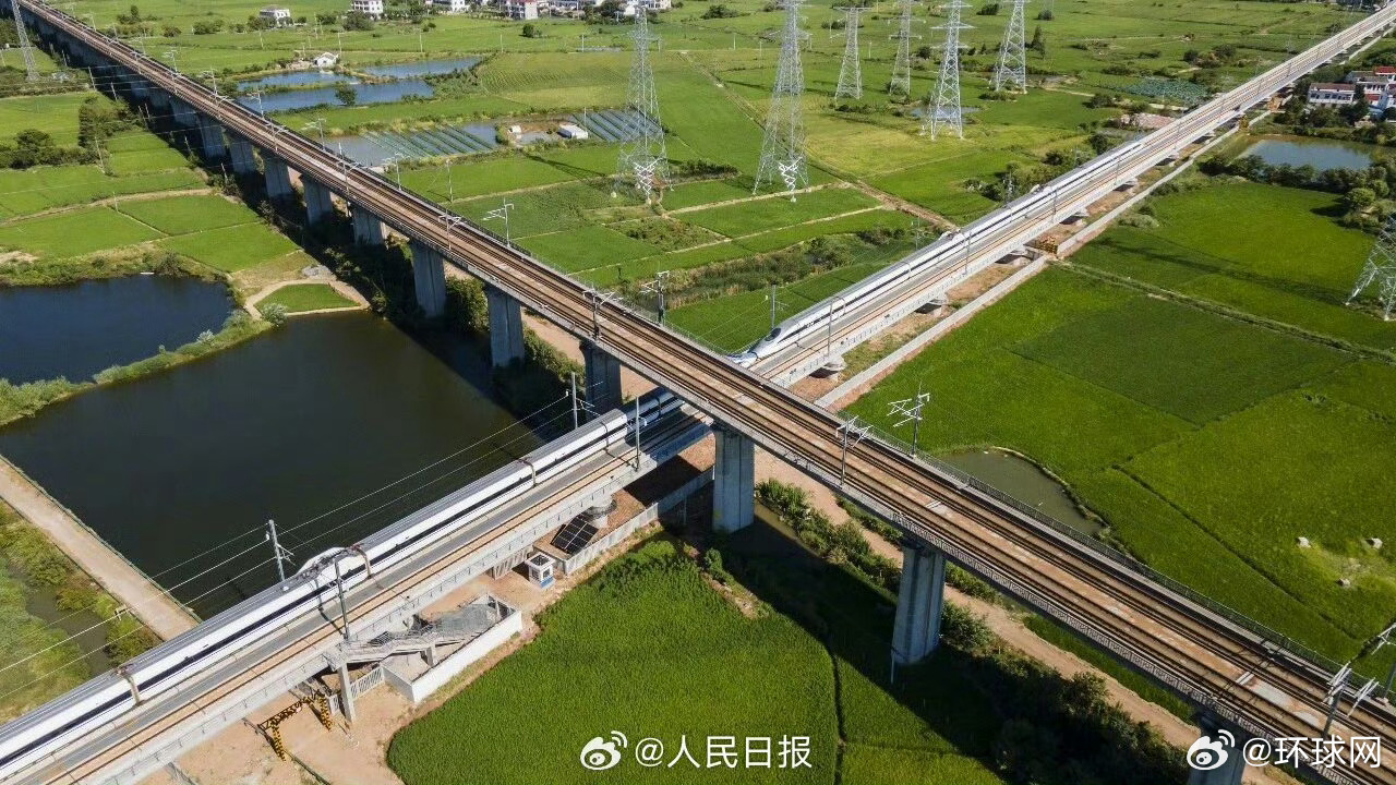 【#昌九高铁已进入静态验收阶段#】#八纵八横高铁建设最新进展# 8月11日，新建