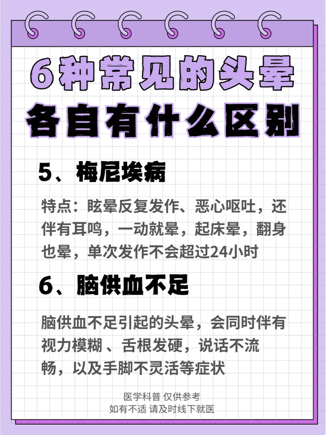 6种常见的头晕，各有什么区别？