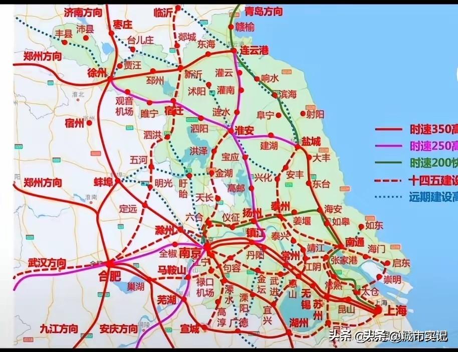 江苏高铁需要加密，作为经济大省，高铁需求旺盛，不然满足不了高铁需求。
宁淮，宁宿