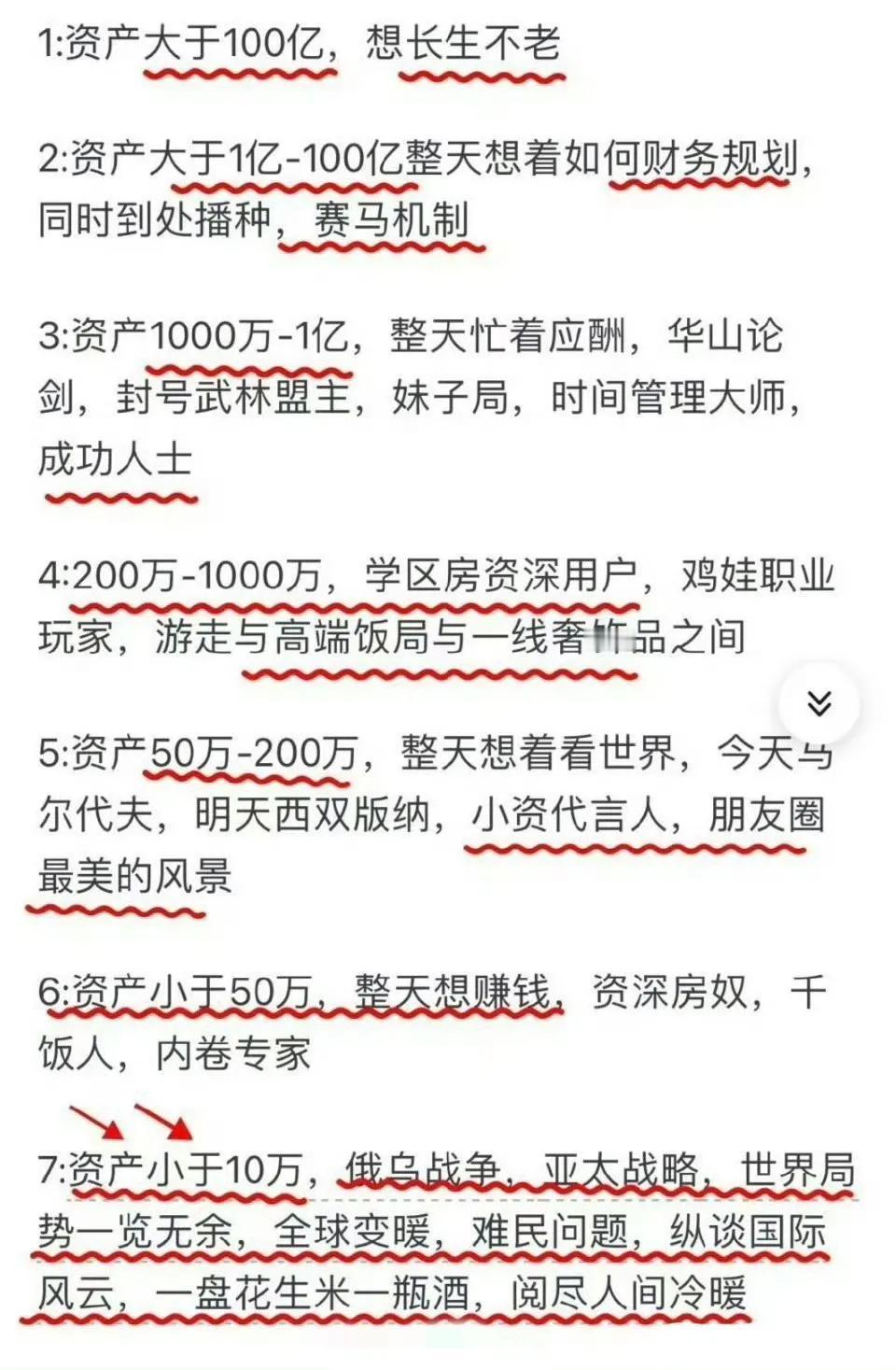 第一条就给我蚌埠住了！大于100亿的人真的就想着长生不老了吗？隐藏了啥信息，仔细