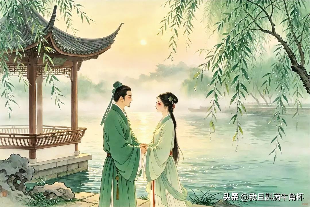 上联：落花飞絮愁相顾
下联：有请雅士[玫瑰][玫瑰][玫瑰]