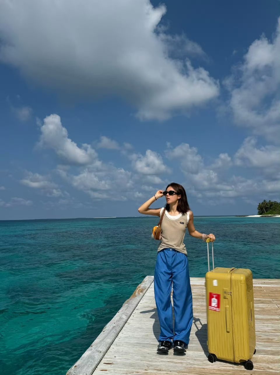 赵今麦氧气感照片，好有活力的妹妹，元气感溢出来了